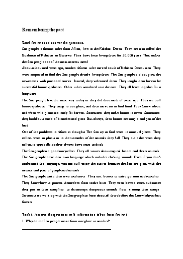 Bài tập bổ trợ Tiếng Anh Lớp 9 Global Success - Unit 4 - Phần: Reading (Có đáp án)