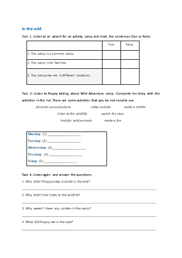 Bài tập bổ trợ Tiếng Anh Lớp 9 Global Success - Unit 7 - Phần: Listening (Có file nghe và đáp án)