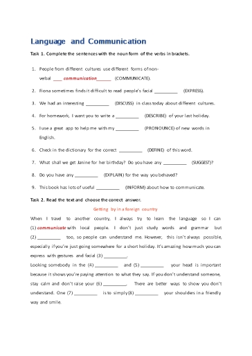 Bài tập bổ trợ Tiếng Anh Lớp 9 Global Success - Unit 9 - Phần: Vocabulary (Có đáp án)