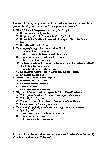 Bài tập Tiếng Anh Lớp 11 Global Success - Unit 1 - Phần: Listening (Có đáp án)