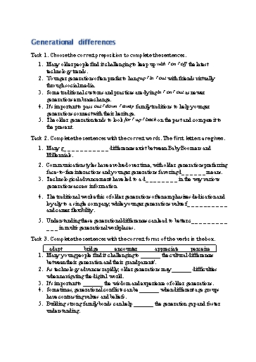 Bài tập Tiếng Anh Lớp 11 Global Success - Unit 2 - Phần: Vocabulary (Có đáp án)