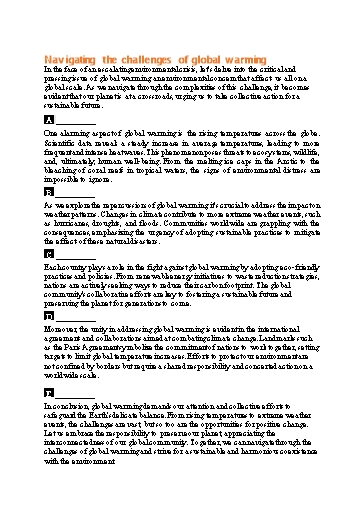 Bài tập Tiếng Anh Lớp 11 Global Success - Unit 5 - Phần: Reading (Có đáp án)