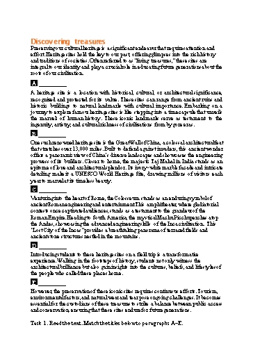 Bài tập Tiếng Anh Lớp 11 Global Success - Unit 6 - Phần: Reading (Có đáp án)