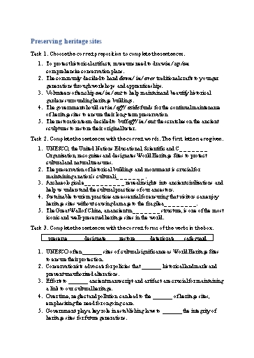 Bài tập Tiếng Anh Lớp 11 Global Success - Unit 6 - Phần: Vocabulary (Có đáp án)