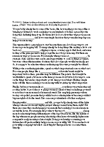 Bài tập Tiếng Anh Lớp 11 Global Success - Unit 8 - Phần: Listening (Có đáp án)