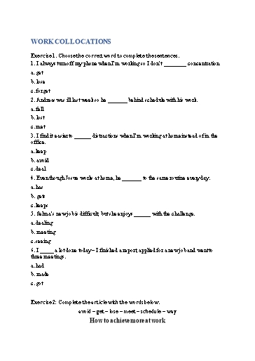 Bài tập Tiếng Anh Lớp 12 Global Success Extra - Unit 5 - Phần: Vocabulary (Có đáp án)