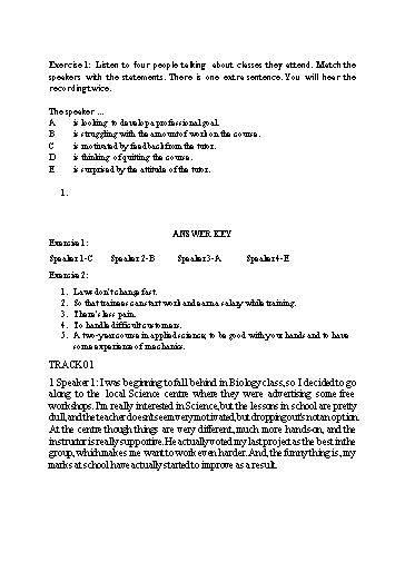Bài tập Tiếng Anh Lớp 12 Global Success - Unit 10 - Phần: Listening (Có file nghe và đáp án)