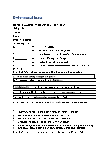 Bài tập Tiếng Anh Lớp 12 Global Success - Unit 3 - Phần: Vocabulary (Có đáp án)