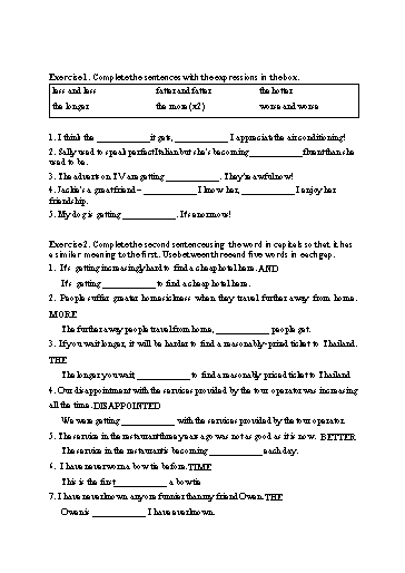 Bài tập Tiếng Anh Lớp 12 Global Success - Unit 4 - Phần: Grammar (Có đáp án)