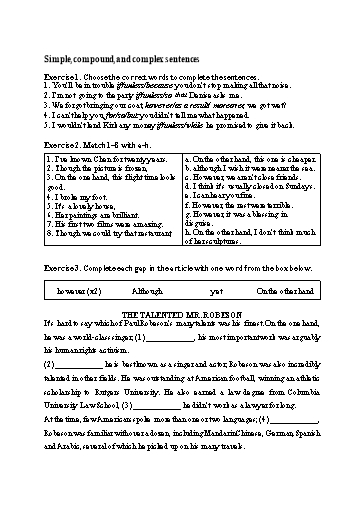 Bài tập Tiếng Anh Lớp 12 Global Success - Unit 5 - Phần: Grammar (Có đáp án)
