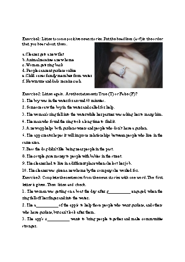 Bài tập Tiếng Anh Lớp 12 Global Success - Unit 7 - Phần: Listening (Có file nghe và đáp án)