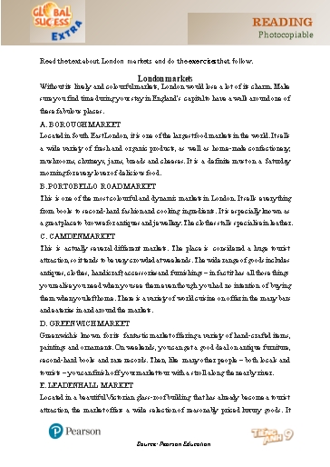 Bài tập Tiếng Anh Lớp 9 Global Success - Unit 1 - Phần: Reading (Có đáp án)