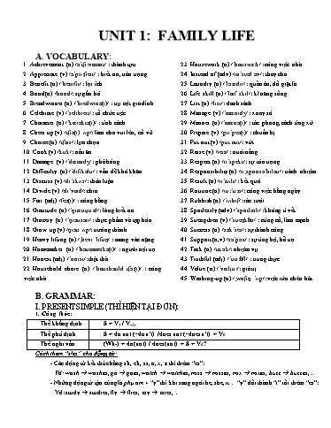 Đề kiểm tra học kì 1 Tiếng Anh Lớp 10 Global Success - Unit 1: Family life (Có file nghe và đáp án) Đề kiểm tra học kì 1 Tiếng Anh Lớp 10 Global Success - Unit 1: Family life (Có file nghe và đáp án)