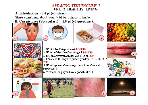 Luyện nói Tiếng Anh Lớp 7 Global Success theo unit - Unit 2