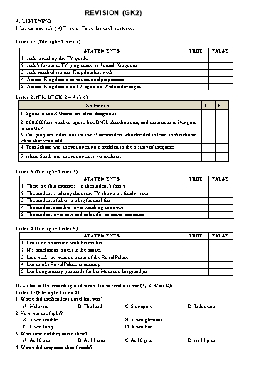 Đề ôn tập giữa học kì 2 Tiếng Anh Lớp 6 Global Success - Năm học 2022-2023 (Có file nghe) Đề ôn tập giữa học kì 2 Tiếng Anh Lớp 6 Global Success - Năm học 2022-2023 (Có file nghe)